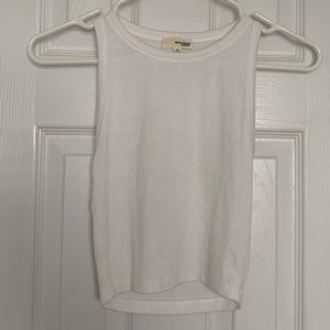 Aritzia Talula White Crop Top XS
